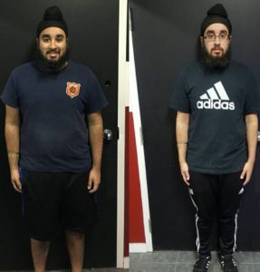 before and after pictures are great so you can visually see your progress!