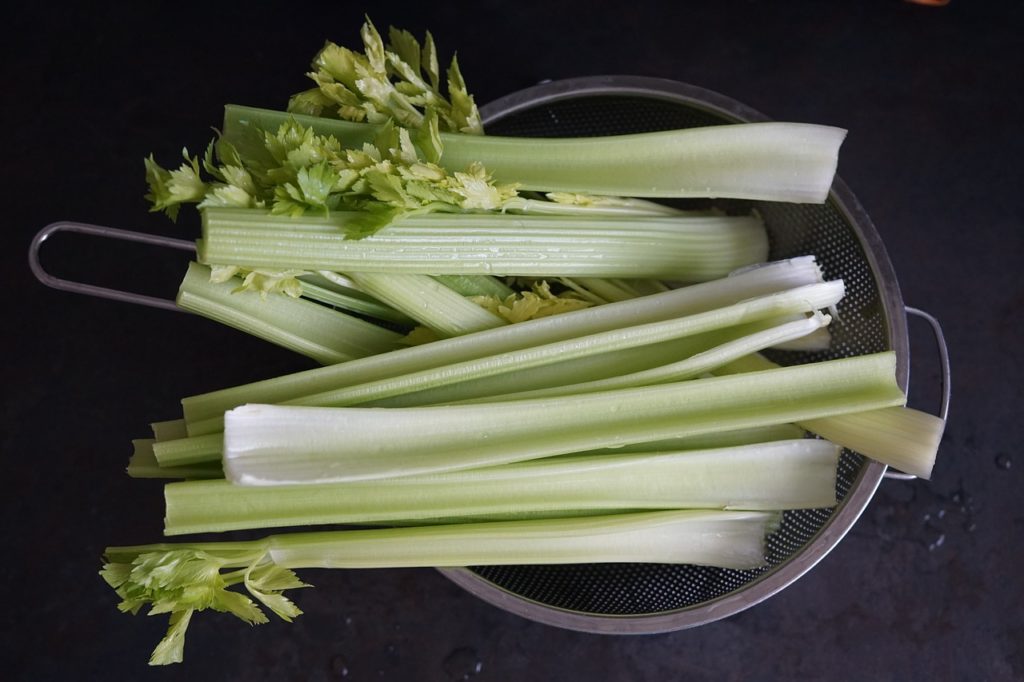 a must add food to your weight loss grocery list is celery!