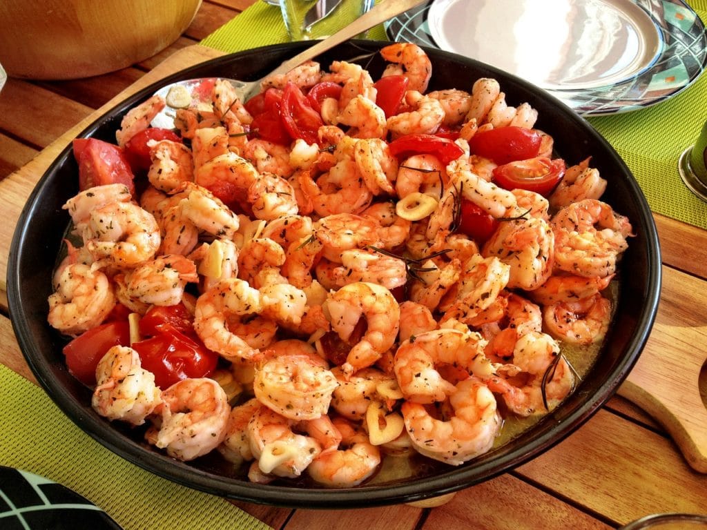 shrimps are low calorie and high protein making it a great addition to your weight loss grocery list