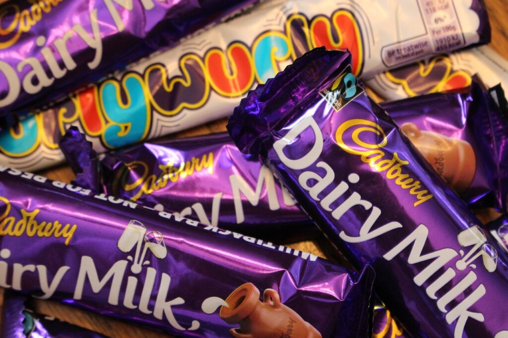 dairy milk is one of the best low-calorie chocolate bars to have during a diet phase