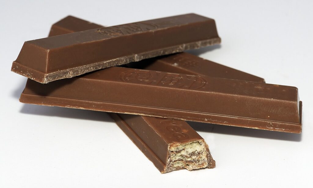 Kit Kat is one of the best low-calorie chocolate bars you can eat hands down